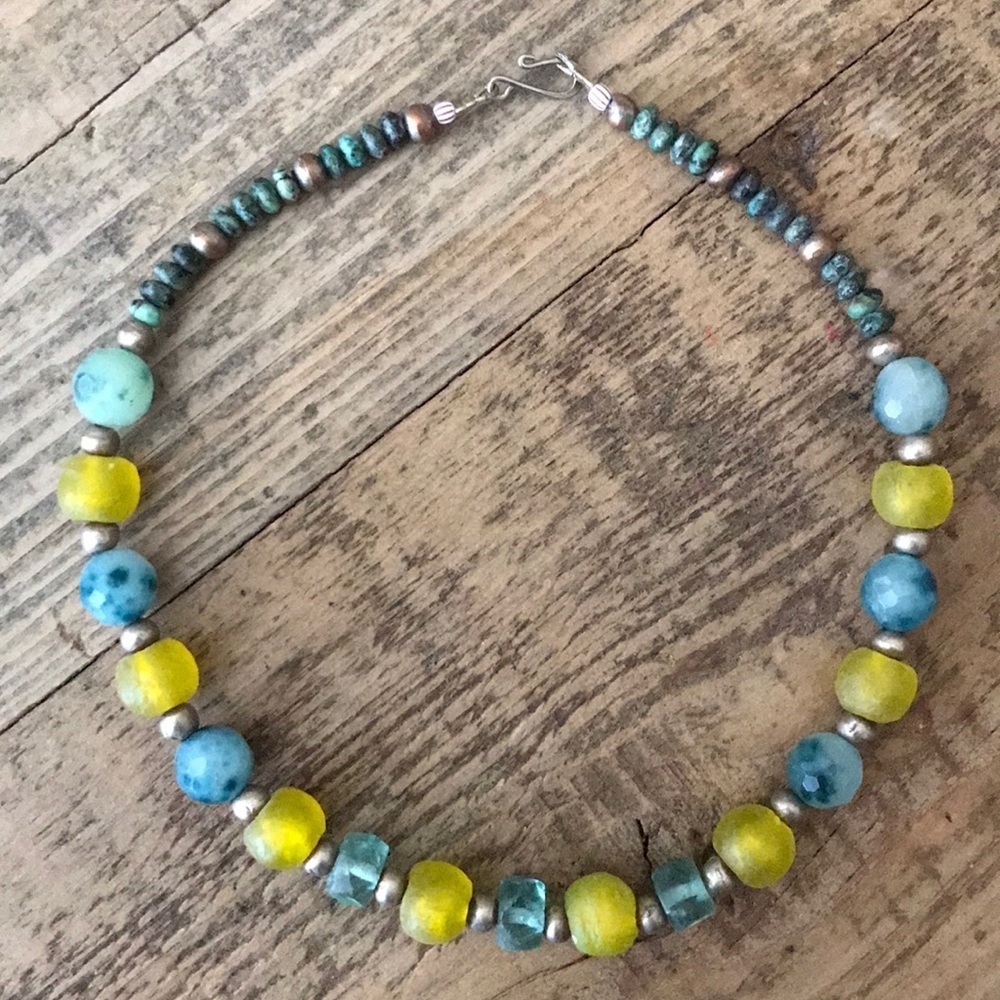 Vintage African handmade necklace